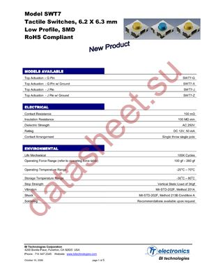 SWT7-G2BTR datasheet  